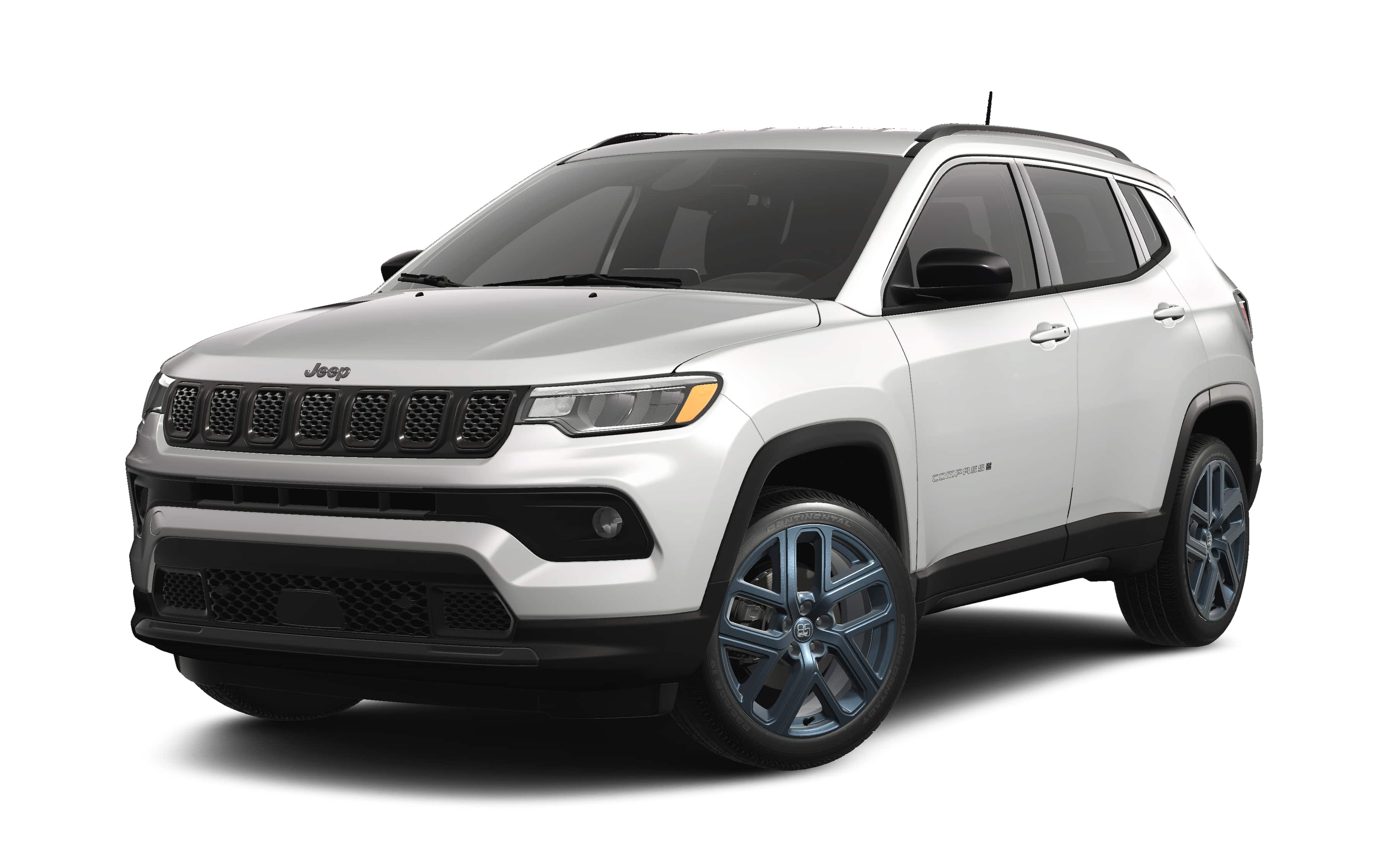 2026 Jeep Compass COMPASS 85TH ANNIVERSARY EDITION 4X4 in Bright White Clear-Coat Exterior Paint — front three-quarter view